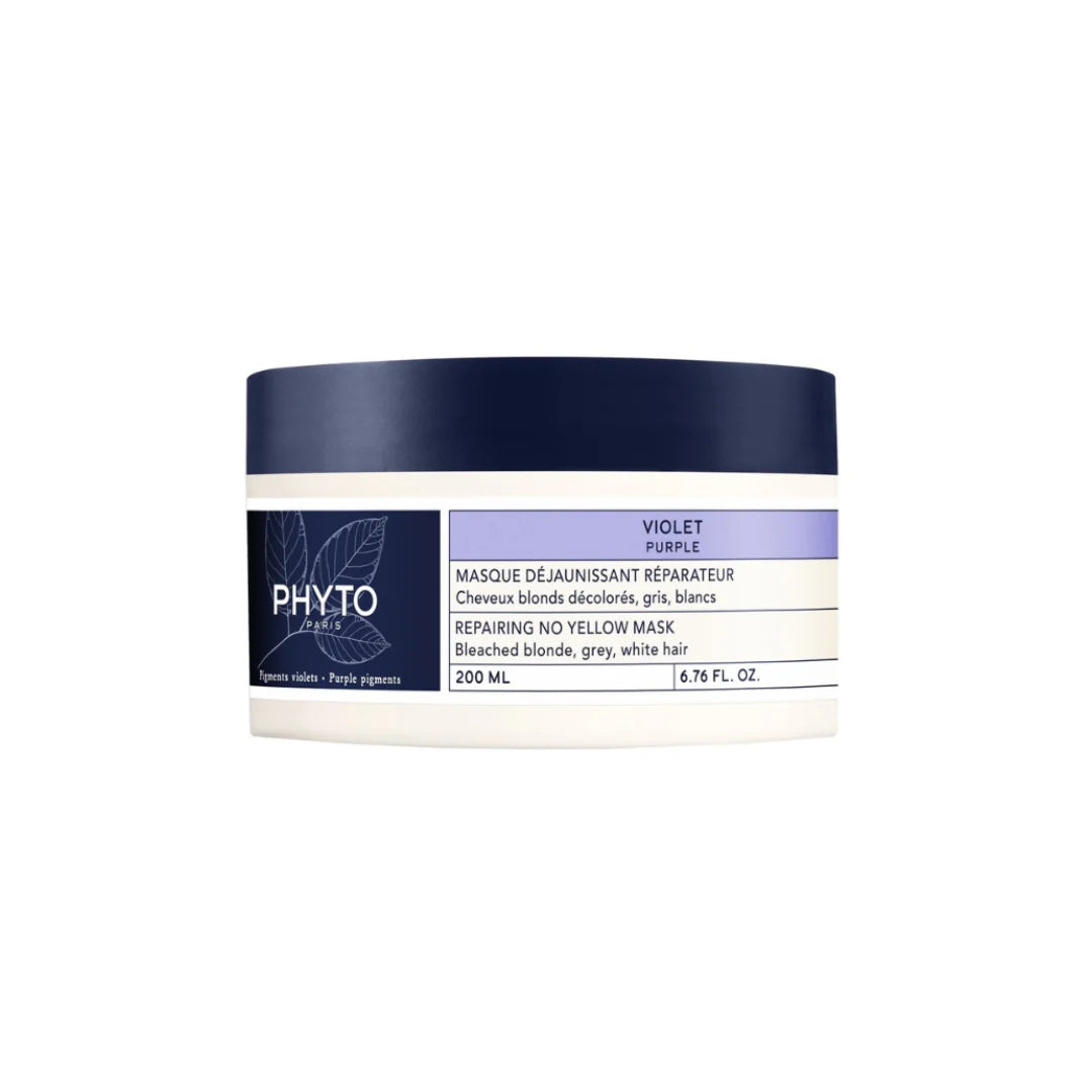 PHYTO repairing mask for grey and white hair with purple pigments
