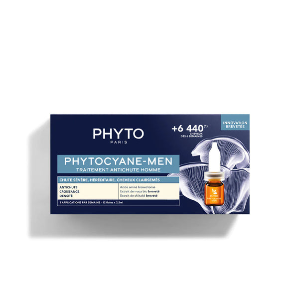 Anti-hair loss treatment for men / PHYTOCYANE MEN / 12 x 3,5ml