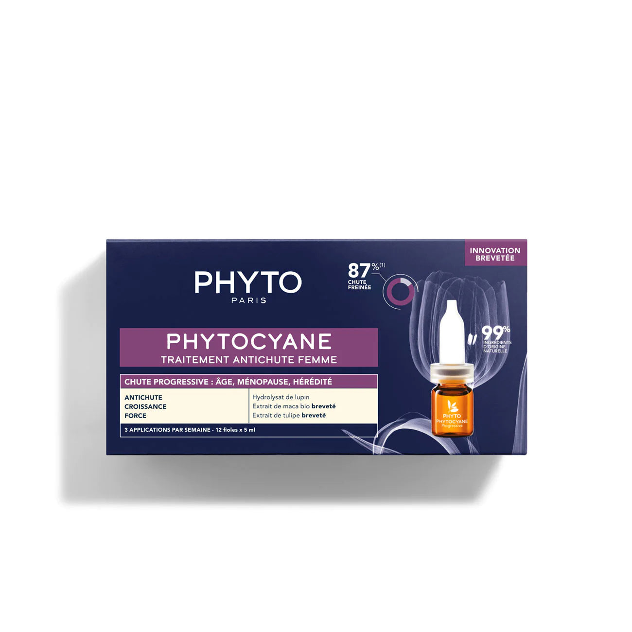 Anti-hair loss treatment for women / PHYTOCYANE / 12 x 5ml