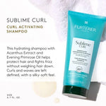René Furterer curl shampoo with acanthus extract and organic evening primrose oil.