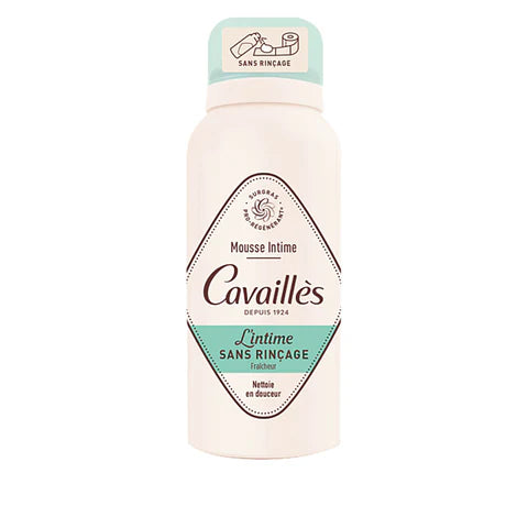 Rogé Cavaillès Freshness Intimate Foam with physiological pH and no rinsing required.