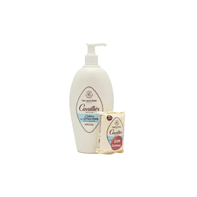 Rogé Cavaillès Intime Anti-Bacterial cleansing care with complimentary intimate wipes