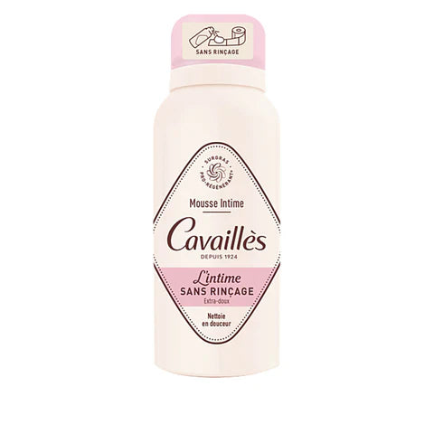 Rogé Cavaillès Mousse Intime Extra-Gentle foaming intimate cleanser for sensitive skin.