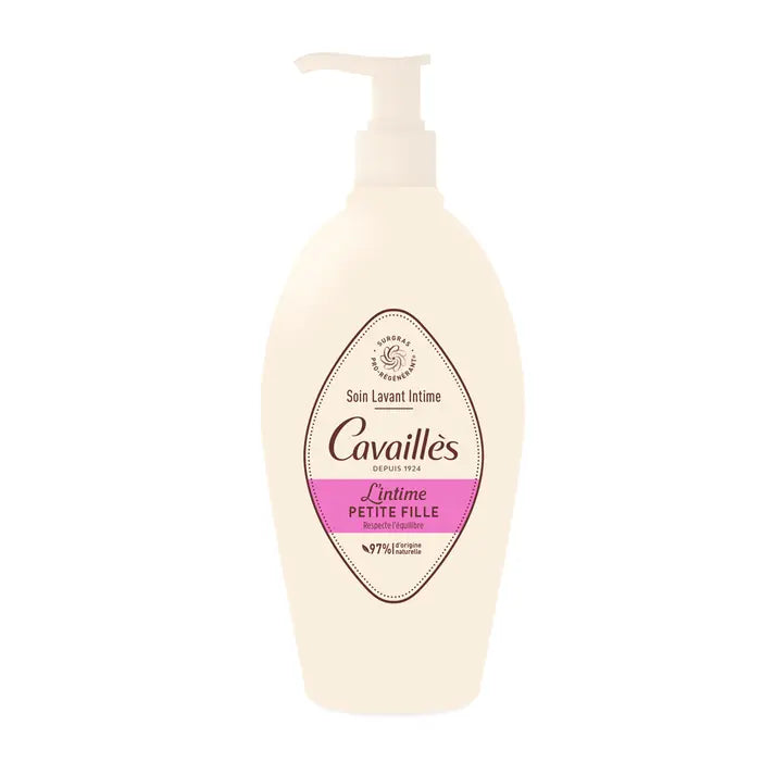 Rogé Cavaillès Natural Intimate Hygiene Care for Little Girls with 97% natural origin ingredients.
