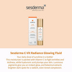 Sesderma C-VIT Radiance Glowing Fluid with stabilized Vitamin C for radiant skin.