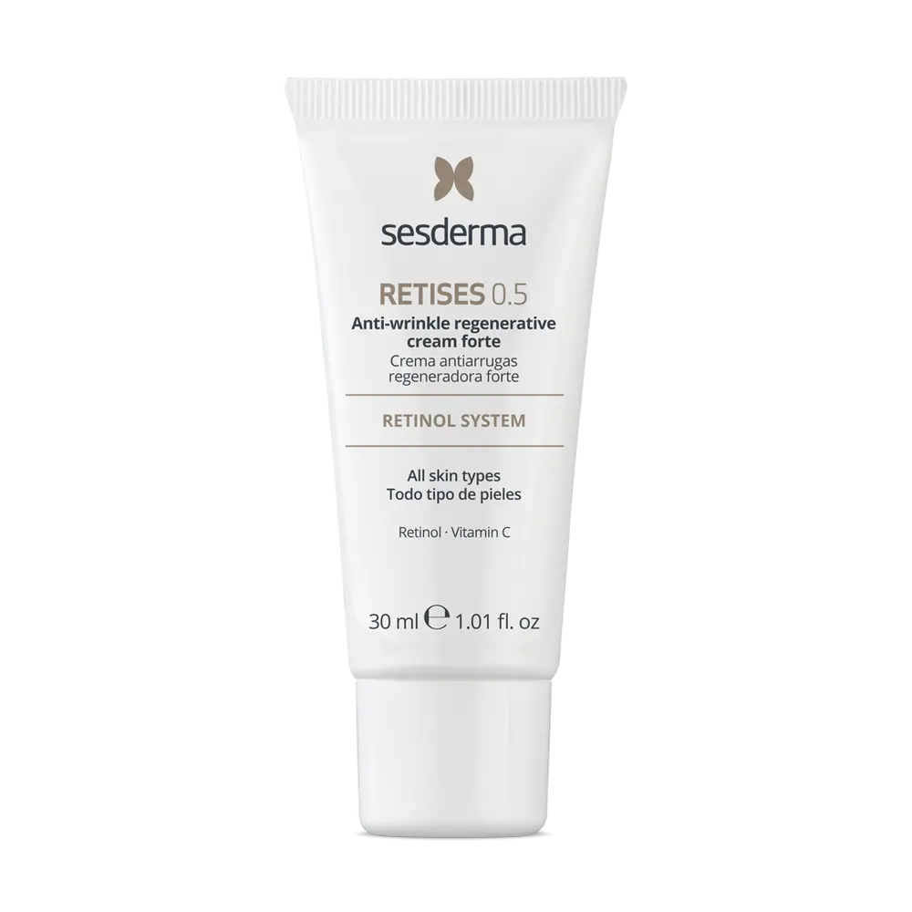 Sesderma Retises 0.50 Regenerating Anti-Wrinkle Cream with 0.5% retinoids.