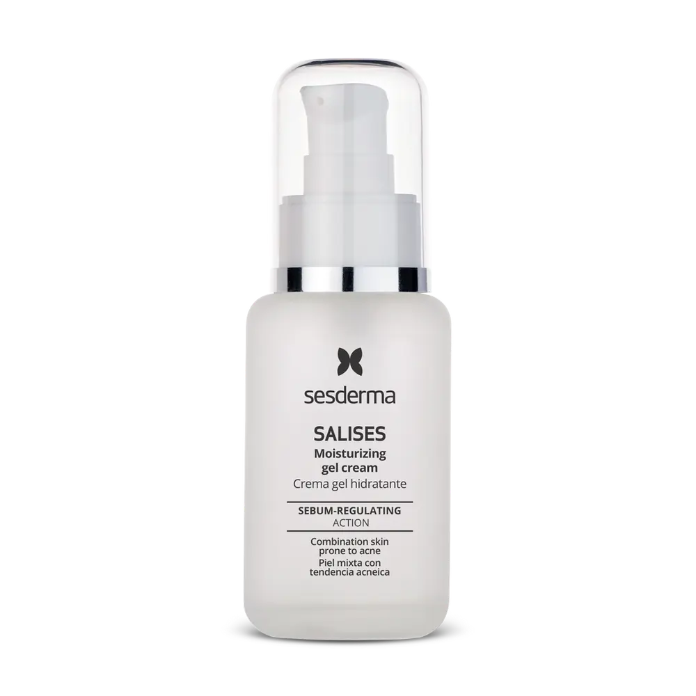 Sesderma Salises Moisturizing Gel Cream for oily and acne-prone skin.