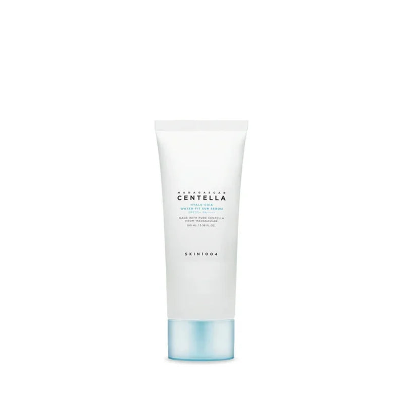 SKIN1004 Hyalu-Cica Water-Fit Korean sunscreen with no visible white cast