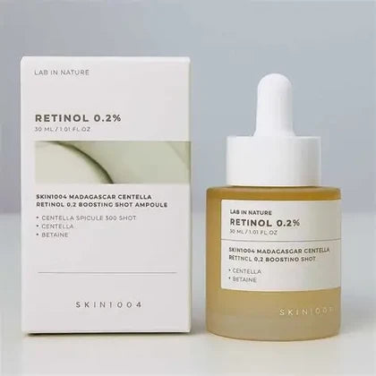 SKIN1004 Retinol 0.2 Boosting Shot Ampoule for fine lines wrinkles and smoother skin
