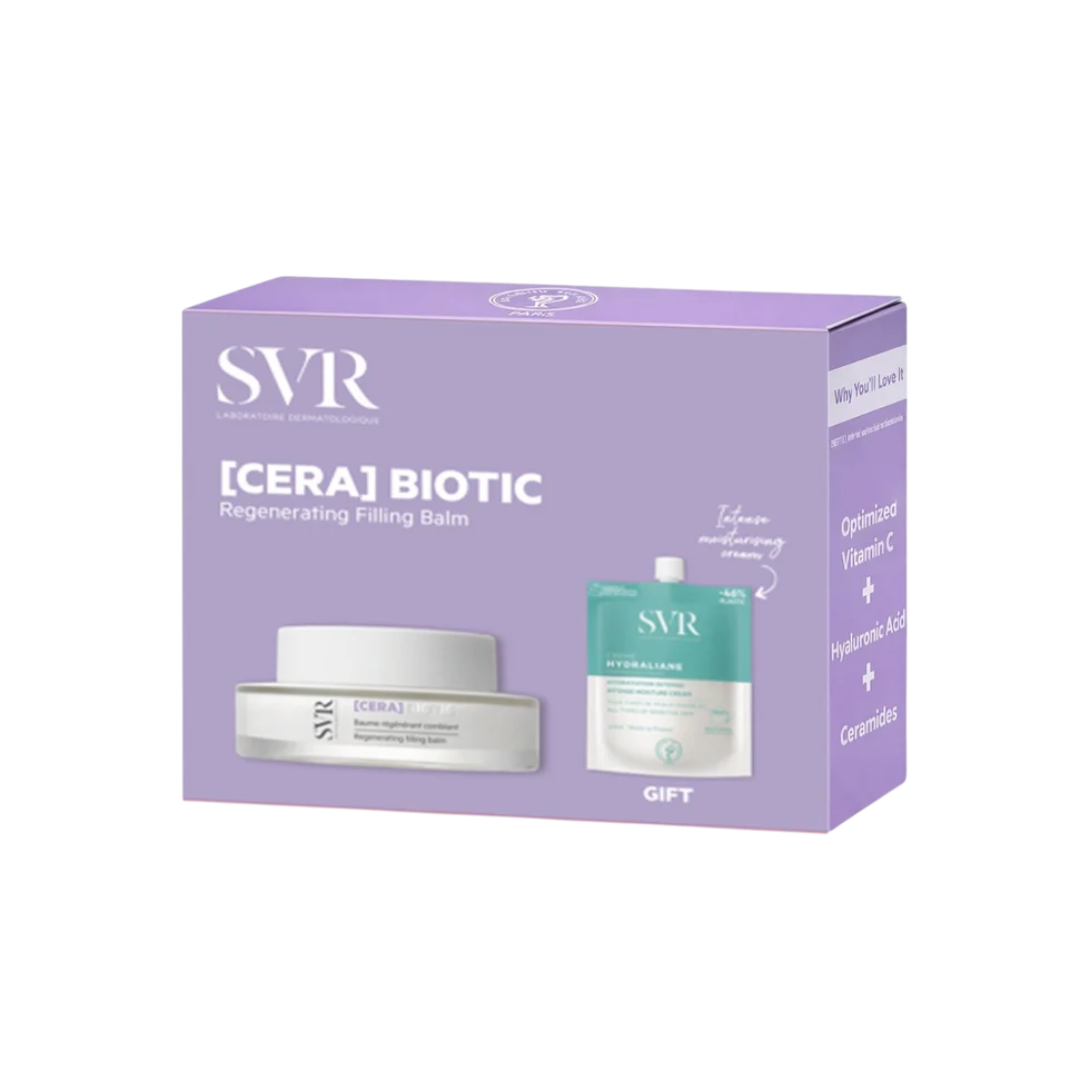 SVR Cera Biotic 50ml and Hydraliane Légère 50ml gift set available from The DistriQt Lebanon