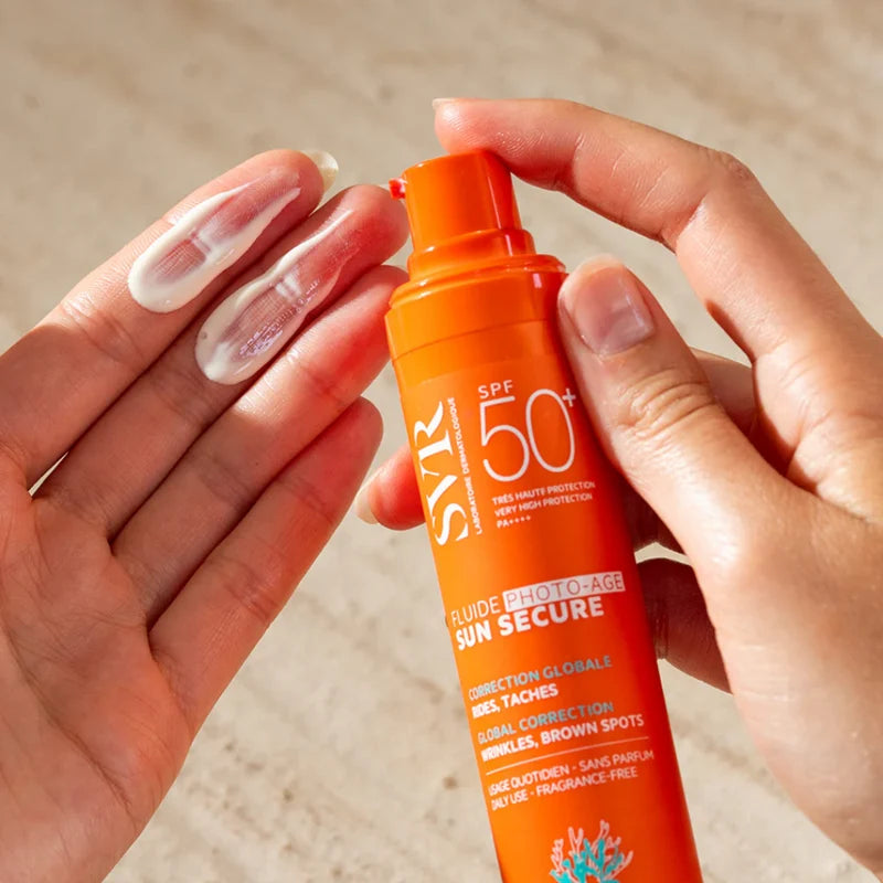 SVR Sun Secure Fluide Photo-Age SPF50+ 40ml available from The DistrIQt Lebanon