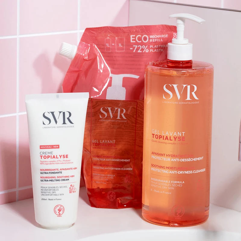 SVR Topialyse Gel Lavant 400ml for dry sensitive skin available from The DistrIQt Lebanon