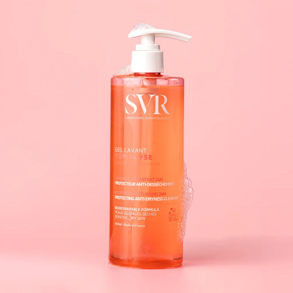 SVR Topialyse Gel Lavant 400ml for dry sensitive skin available from The DistrIQt Lebanon