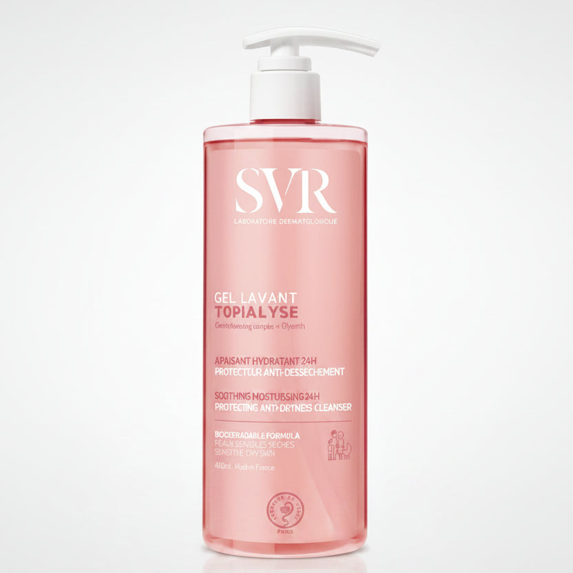 SVR Topialyse Gel Lavant 400ml for dry sensitive skin available from The DistrIQt Lebanon