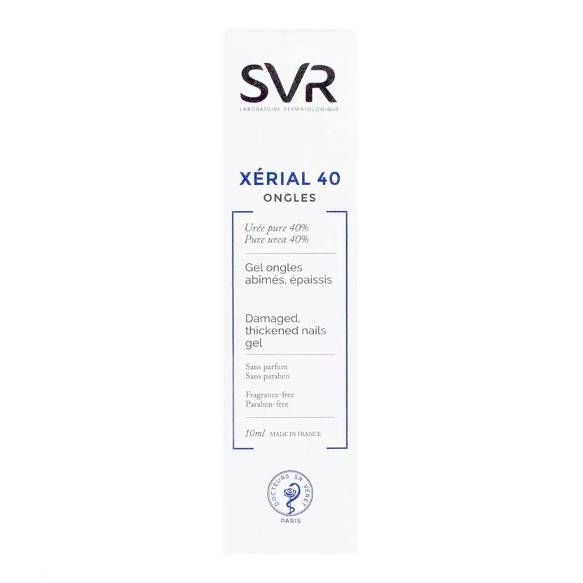 SVR Xérial 40 Nail Gel 10ml for thickened and brittle nails available from The DistriQt Lebanon