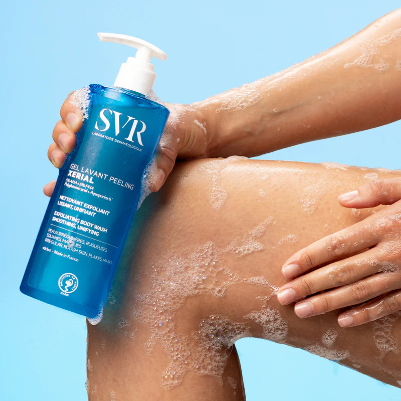 SVR Xérial Gel Lavant Peeling 400ml available from The DistriQt in Lebanon