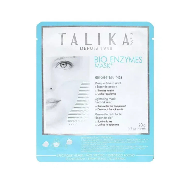 TALIKA Bio Enzymes Mask Brightening available at The Distriqt Lebanon for hydrated, brighter, and more even-looking skin.