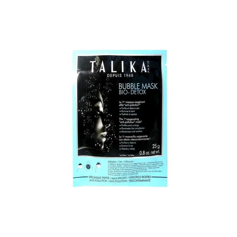 TALIKA Bubble Mask Bio-Detox (Solo) available at The Distriqt Lebanon for oxygenating and detoxifying facial care.