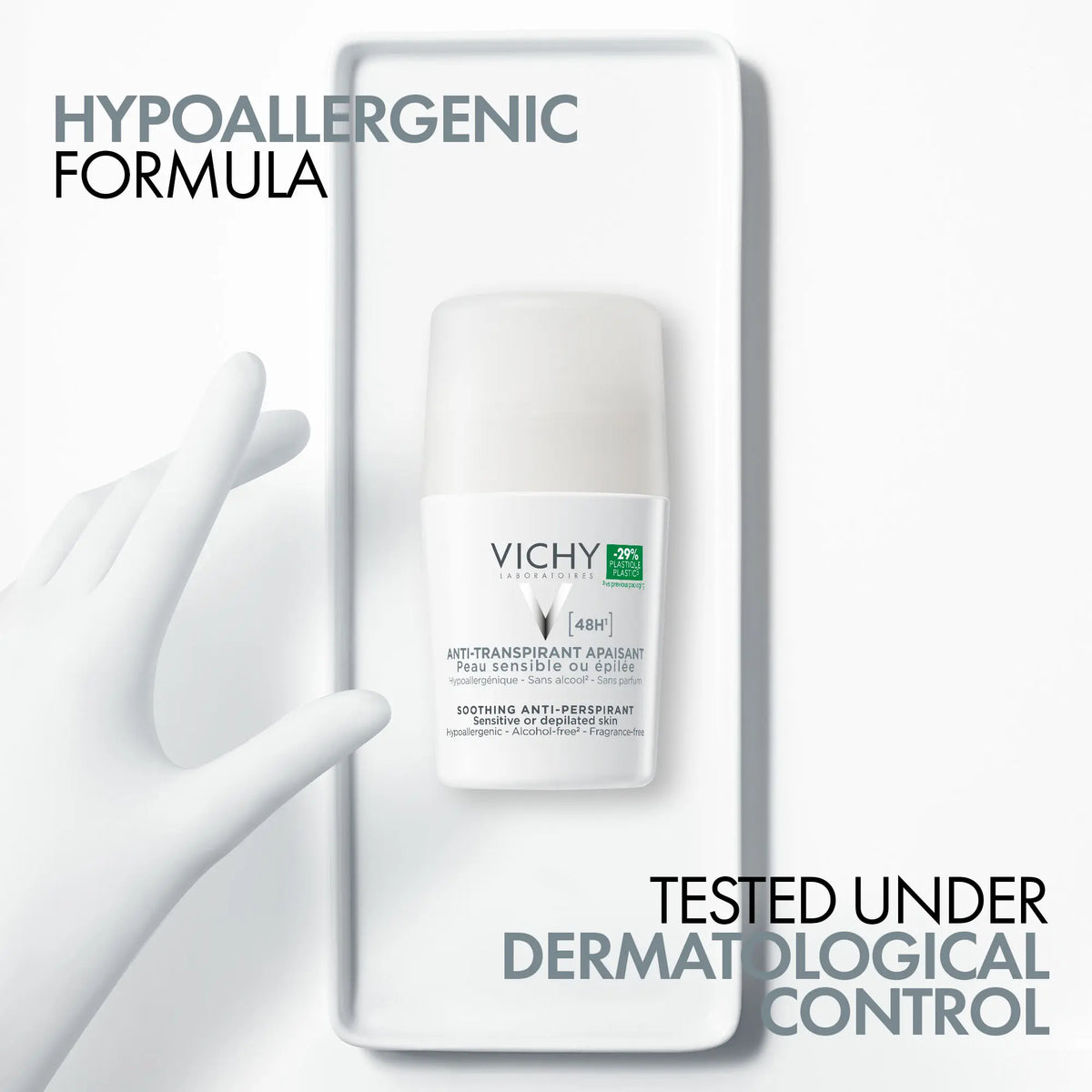 Vichy alcohol-free anti-perspirant deodorant for sensitive underarms