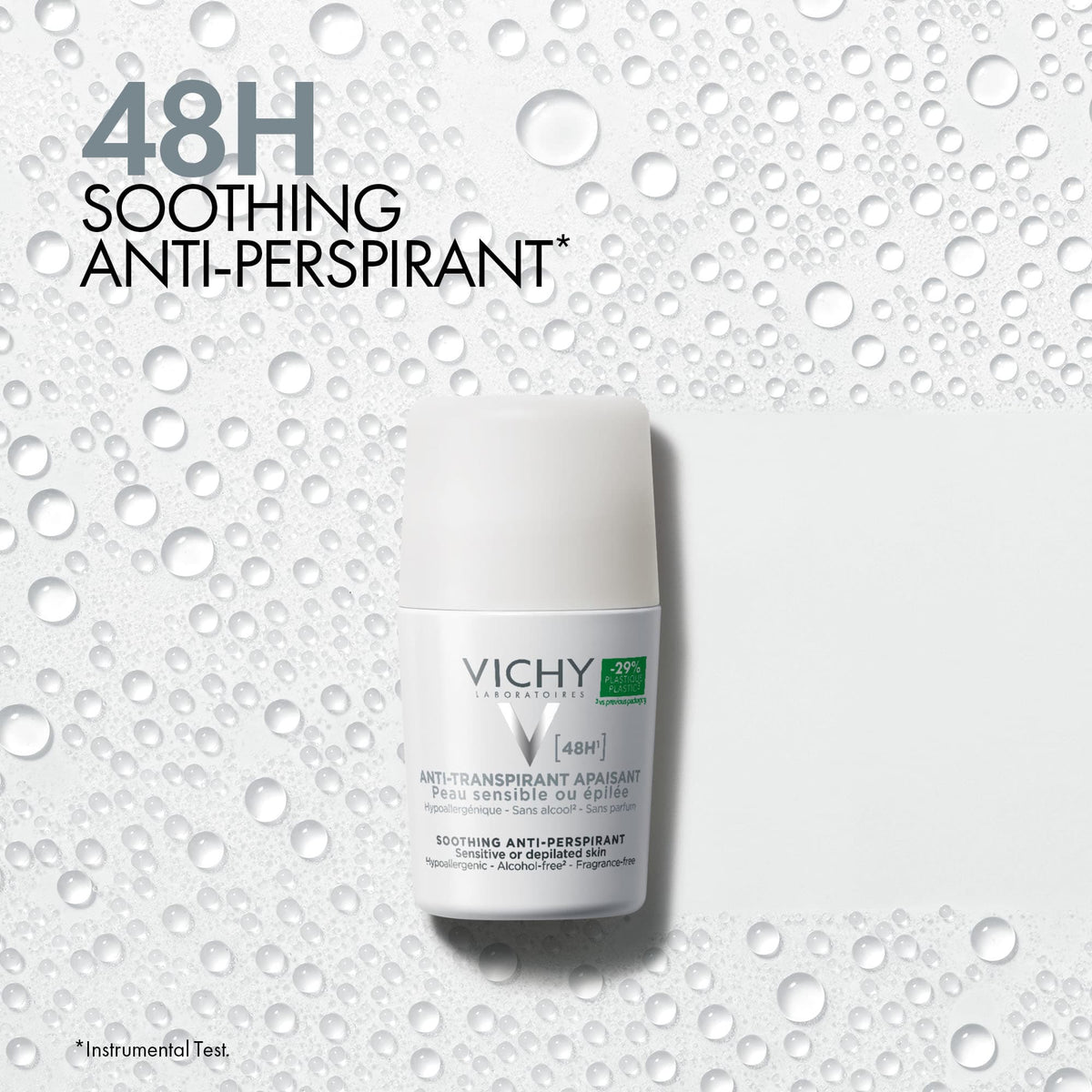 Vichy roll-on deodorant for sweat and odor protection 50ml