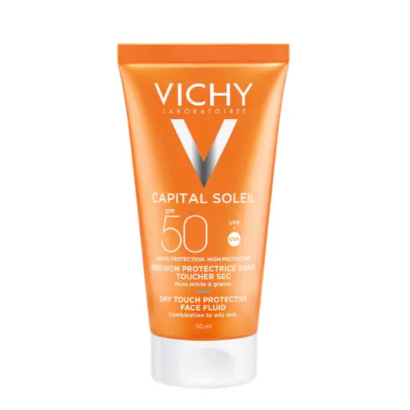 Vichy Capital Soleil Dry Touch Anti-Shine Sunscreen SPF 50 50ml for combination to oily skin