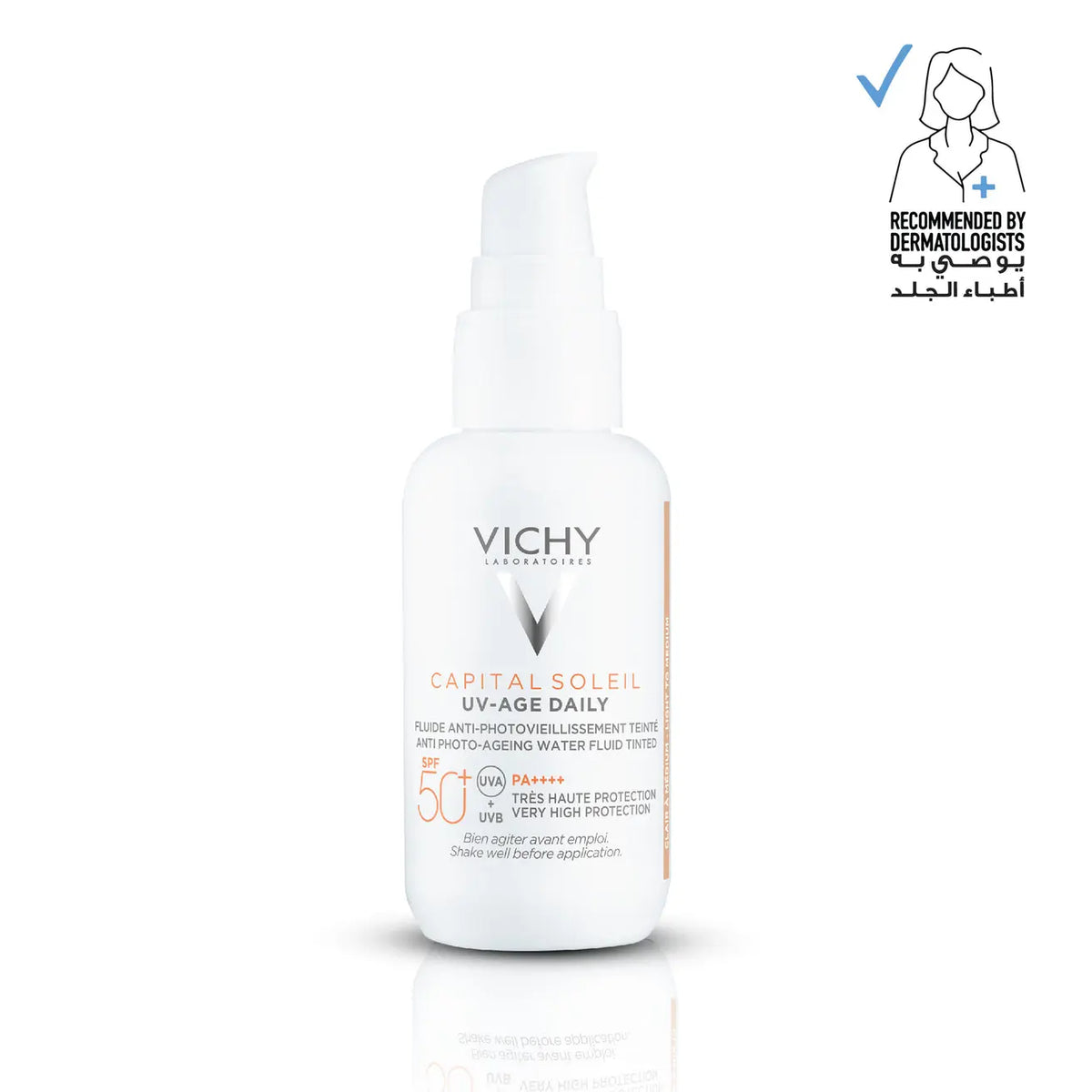 Vichy UV-Age Daily SPF 50 sunscreen with Niacinamide for wrinkles and dark spots