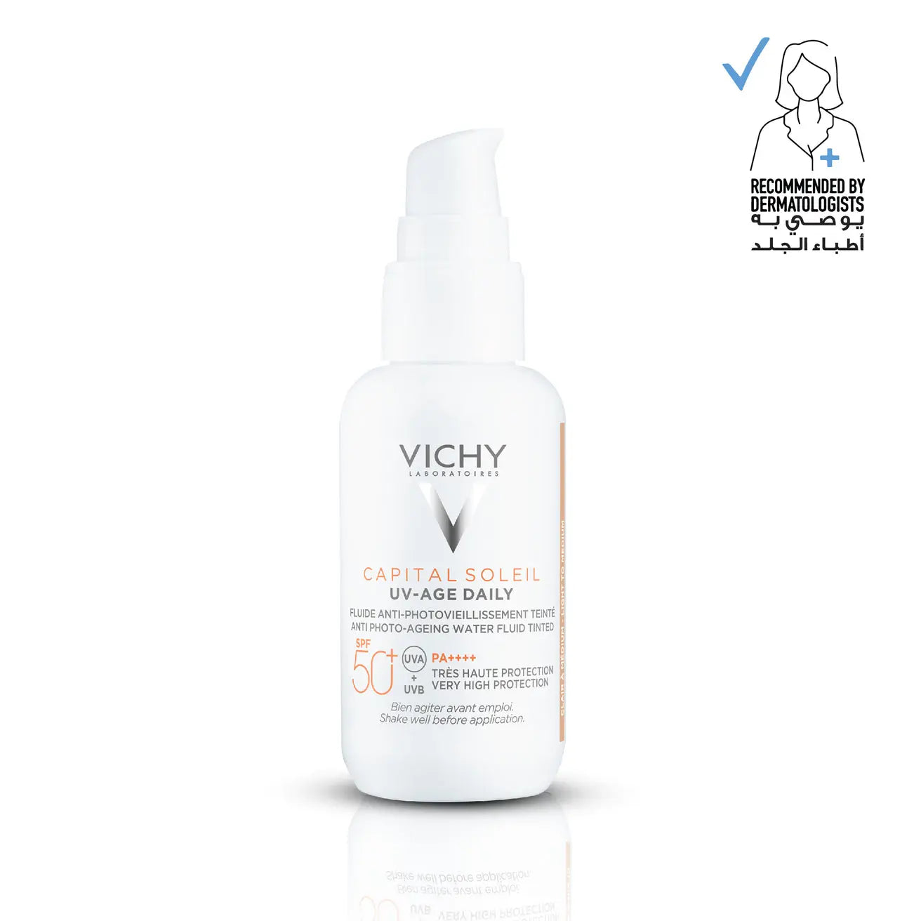 Vichy UV-Age Daily SPF 50 sunscreen with Niacinamide for wrinkles and dark spots