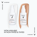 Vichy UV-Age Daily SPF 50+ with Niacinamide, peptides, and advanced UVA UVB filters