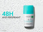 Vichy roll-on deodorant for long-lasting sweat protection