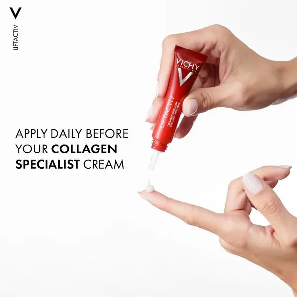 Daily eye care cream designed to improve firmness and brightness around the eyes.