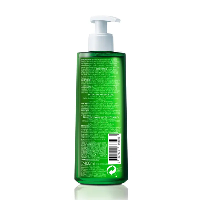 Vichy cleansing gel for acne-prone skin and excess oil control
