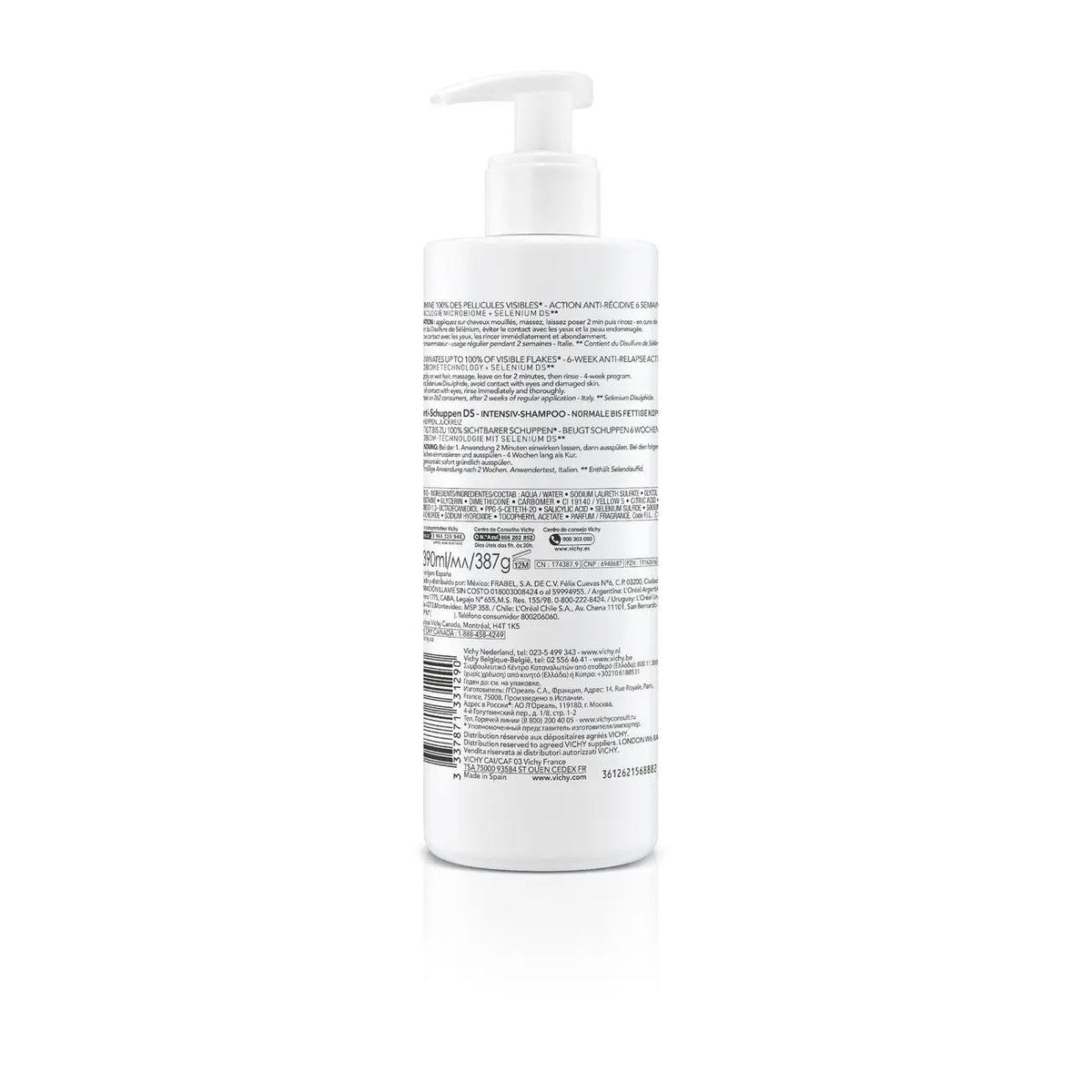 Vichy Dercos anti-dandruff shampoo for dry scalp and dry hair 400ml