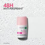 Vichy Beauty Deodorant Sensitive Skin Underarm Care Roll-On