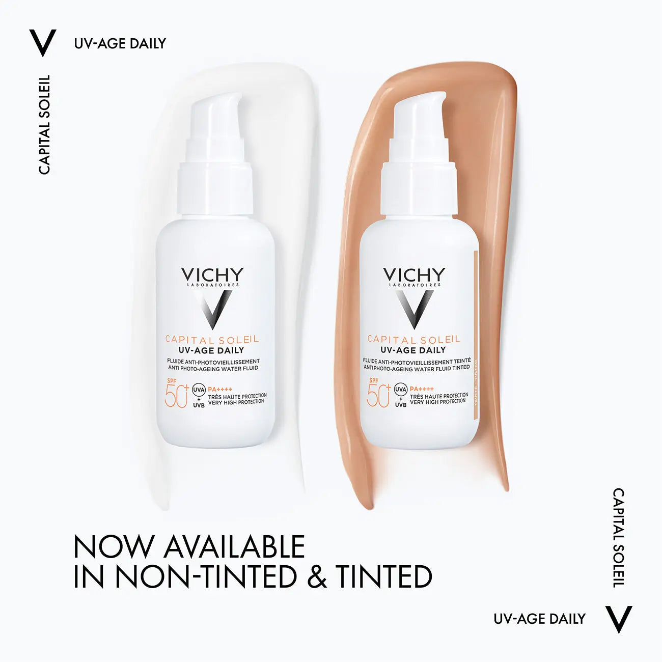 Vichy UV-Age Daily SPF 50+ designed to help prevent dark spots and wrinkles.