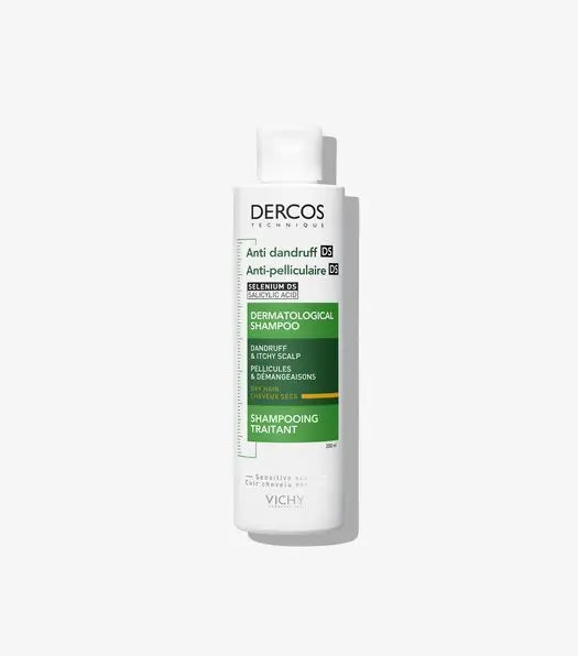 Vichy Dercos shampoo for dandruff and dry scalp care